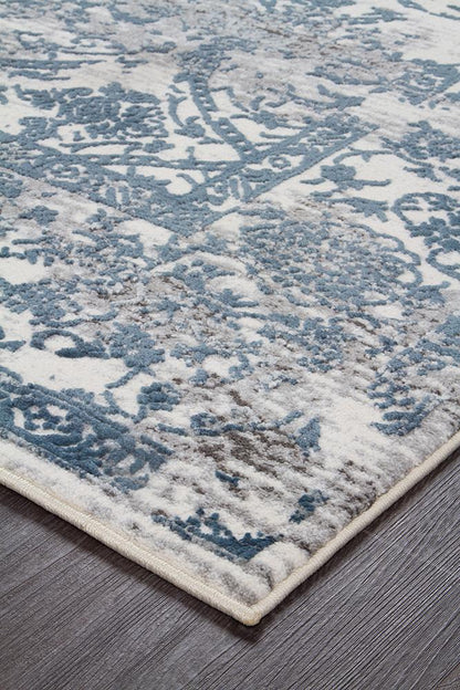 Broulee Pewter Blue and Cream Rug