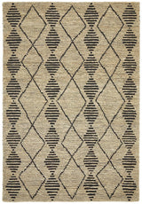 Carnarvon Natural and Black Jute Rug