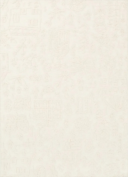 Kenilworth Ivory Wool Kids Rug