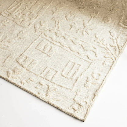 Kenilworth Ivory Wool Kids Rug