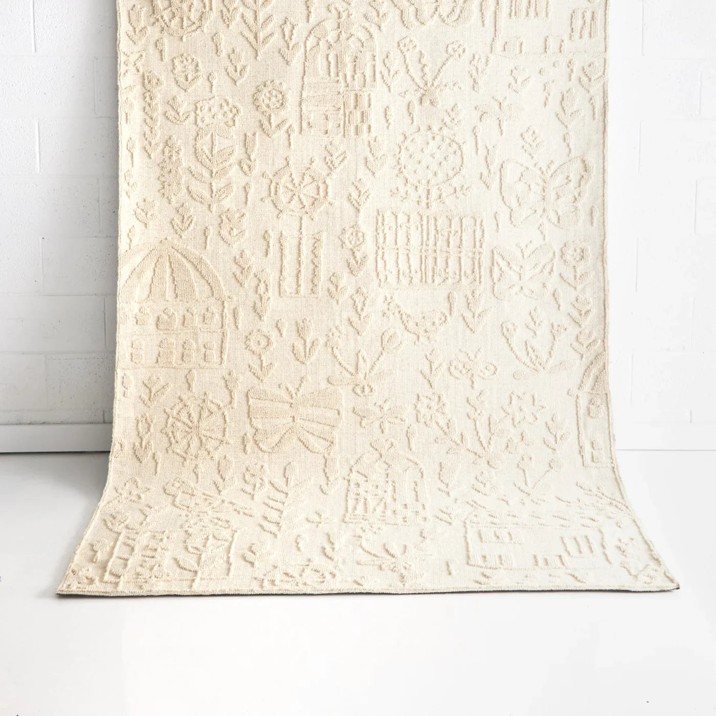 Kenilworth Ivory Wool Kids Rug