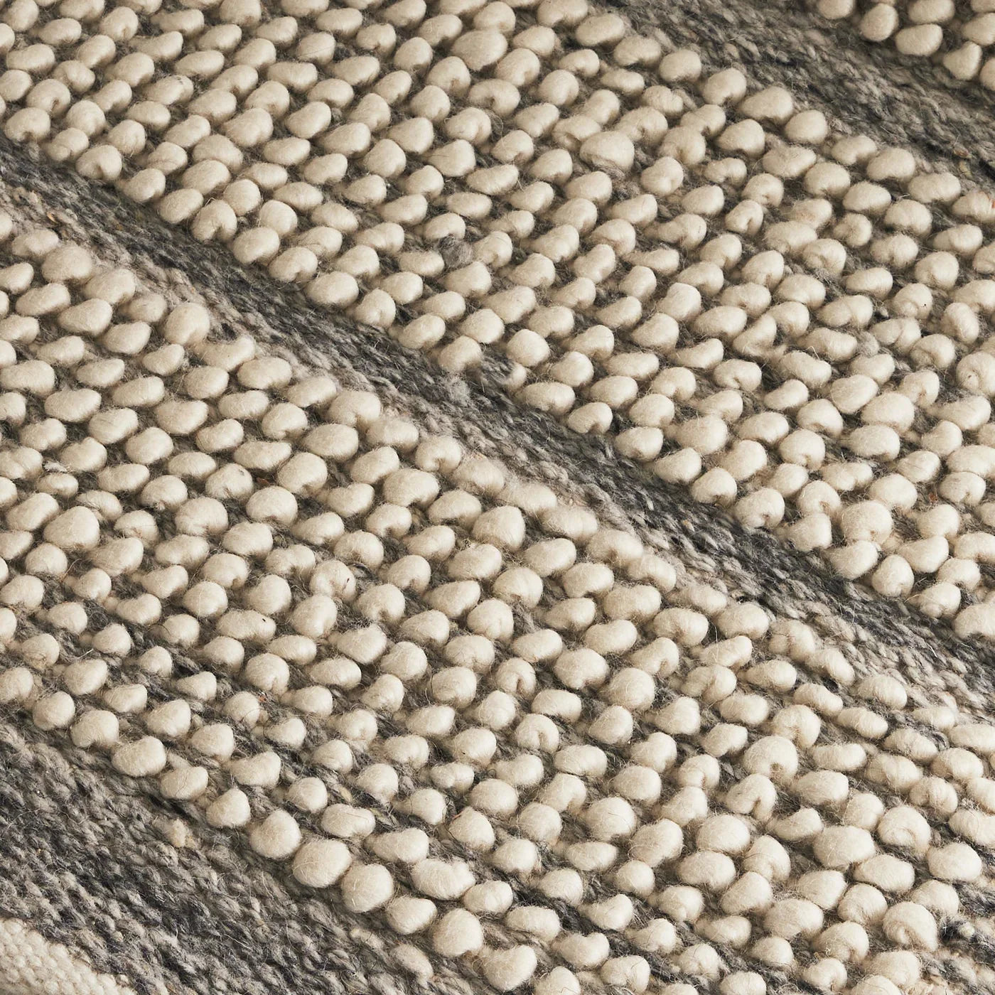 Kingscliff Ivory & Grey Wool Rug