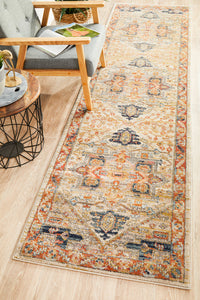 Merimbula Rust Multicolor Runner Rug