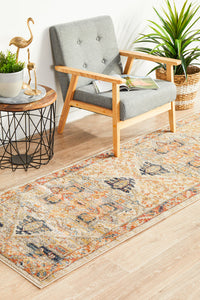 Merimbula Rust Multicolor Runner Rug