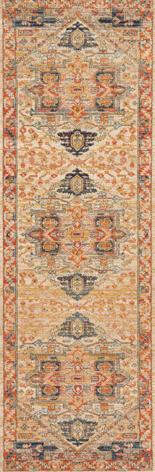 Merimbula Rust Multicolor Runner Rug