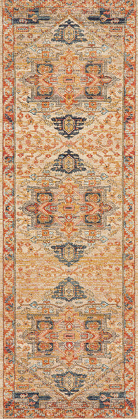 Merimbula Rust Multicolor Runner Rug