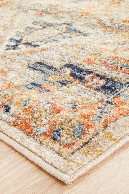 Merimbula Rust Multicolor Runner Rug