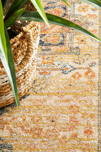 Merimbula Rust Multicolor Runner Rug
