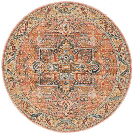 Merimbula Driftwood Multicolor Round Rug
