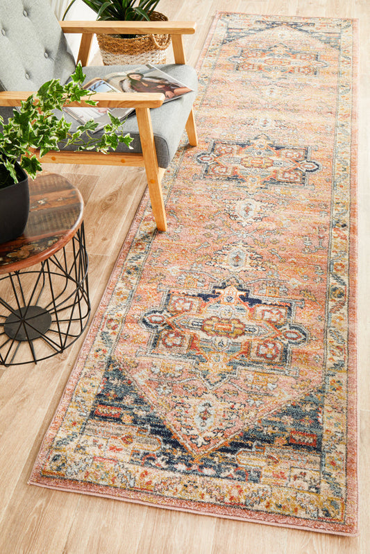 Merimbula Driftwood Multicolor Runner Rug