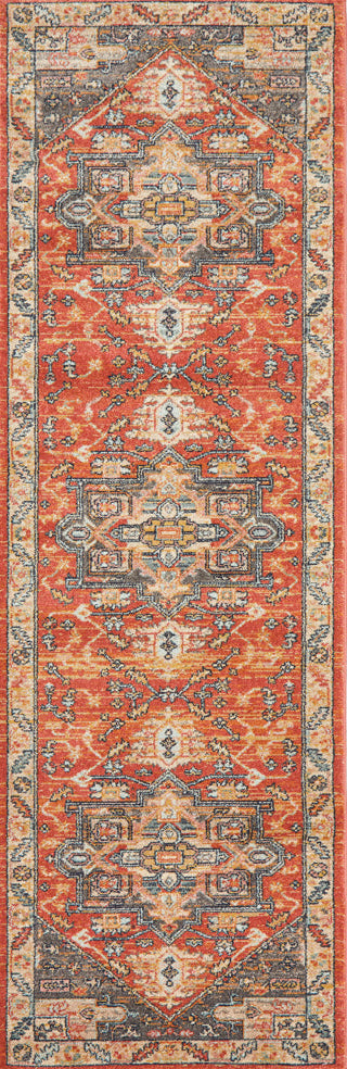Merimbula Terracotta Multicolor Runner Rug