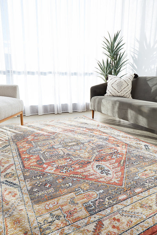 Merimbula Terracotta Multicolor Rug