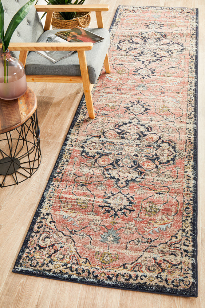 Merimbula Brick Multicolor Runner Rug