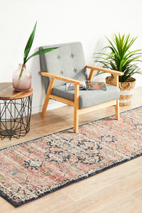 Merimbula Brick Multicolor Runner Rug