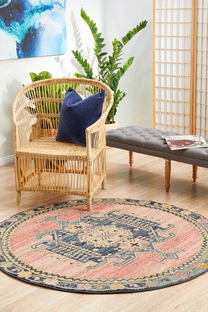 Merimbula Paperbark Multicolor Round Rug