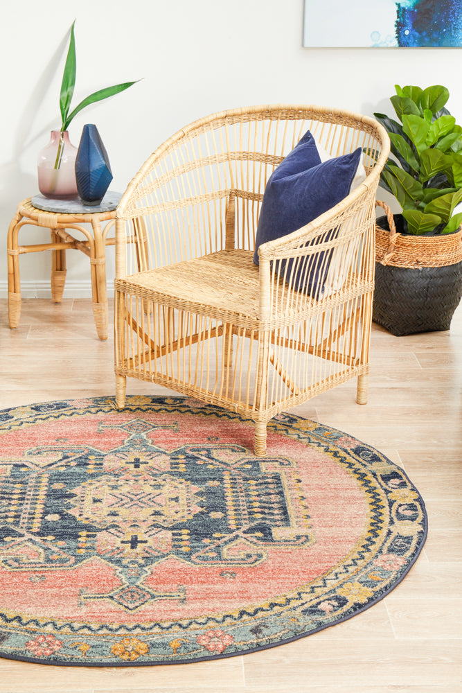 Merimbula Paperbark Multicolor Round Rug