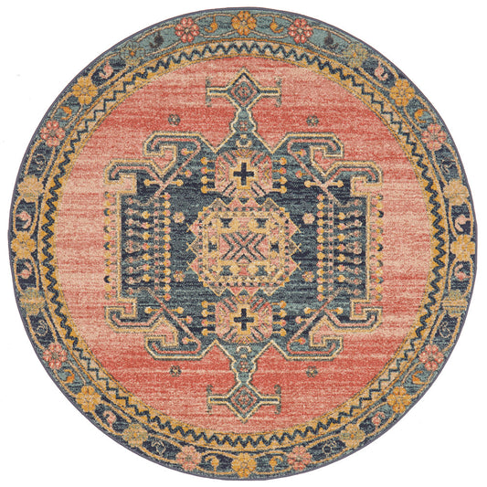 Merimbula Paperbark Multicolor Round Rug