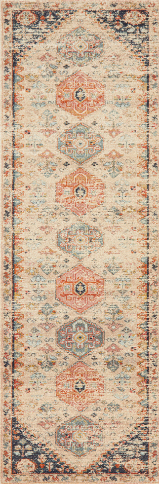 Merimbula Natural Multicolor Runner Rug