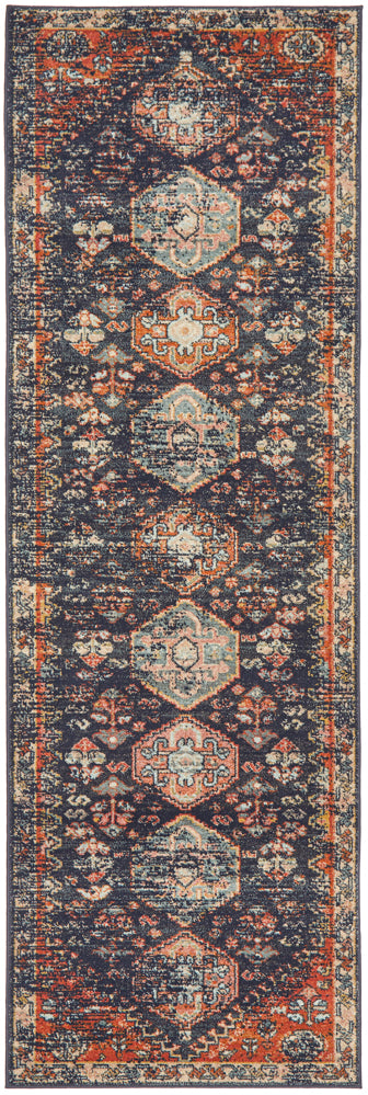 Merimbula Navy Multicolor Rug