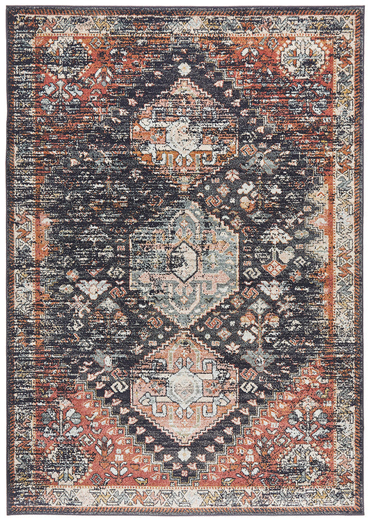 Merimbula Navy Multicolor Rug