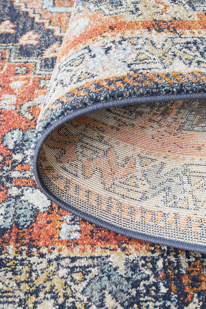 Merimbula Navy Multicolor Rug
