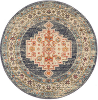 Merimbula Multicolor Round Rug