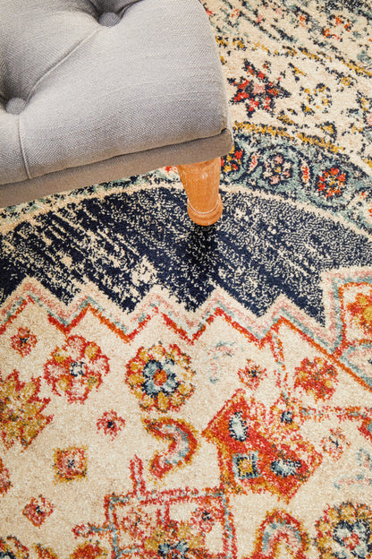 Merimbula Multicolor Round Rug