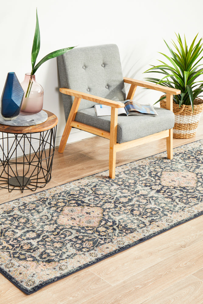 Merimbula Midnight Coast Multicolor Runner Rug