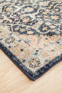 Merimbula Midnight Coast Multicolor Runner Rug