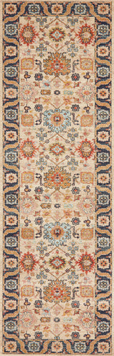 Merimbula Flax Multicolor Runner Rug