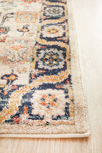 Merimbula Flax Multicolor Runner Rug