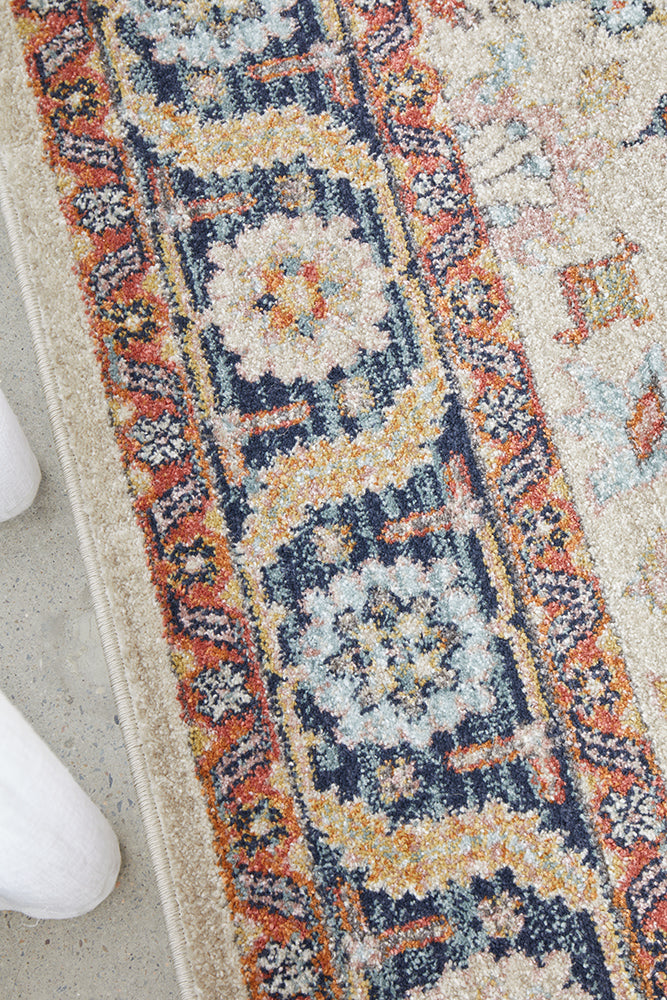 Merimbula Flax Multicolor Rug