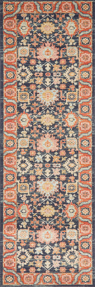 Merimbula Ink Multicolor Runner Rug