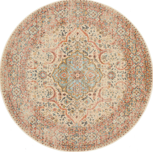 Merimbula Wheatgrass Round Rug