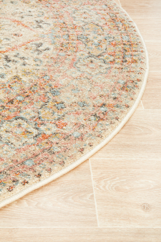 Merimbula Wheatgrass Round Rug