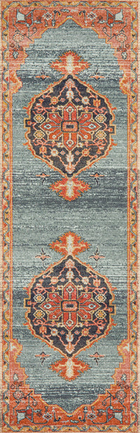 Merimbula Terracotta Coast Multicolor Runner Rug