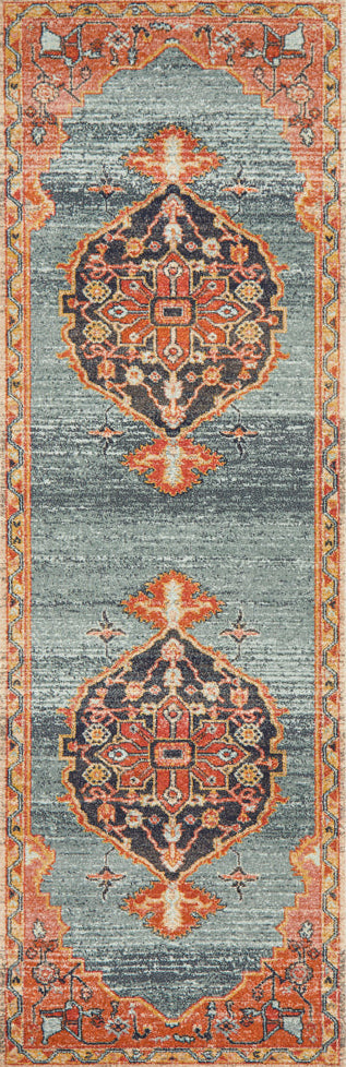 Merimbula Terracotta Coast Multicolor Runner Rug