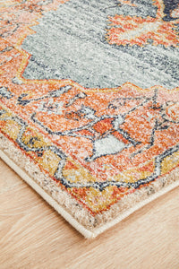 Merimbula Terracotta Coast Multicolor Runner Rug