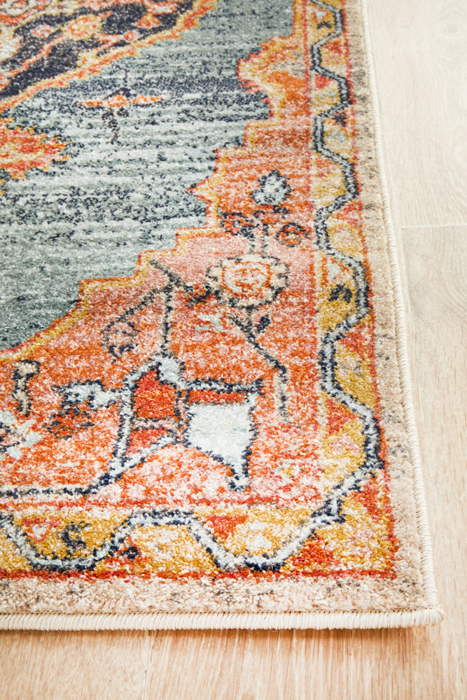 Merimbula Terracotta Coast Multicolor Runner Rug