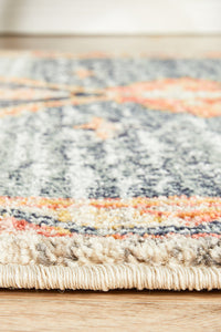 Merimbula Terracotta Coast Multicolor Runner Rug