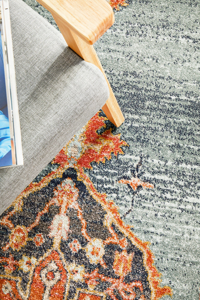 Merimbula Terracotta Coast Multicolor Runner Rug