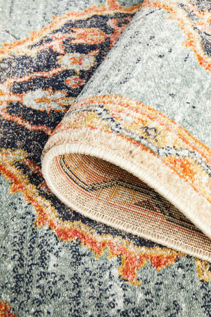 Merimbula Terracotta Coast Multicolor Runner Rug