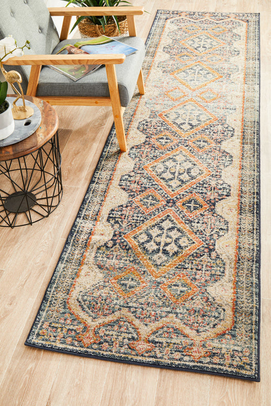 Merimbula Deep Multicolor Runner Rug