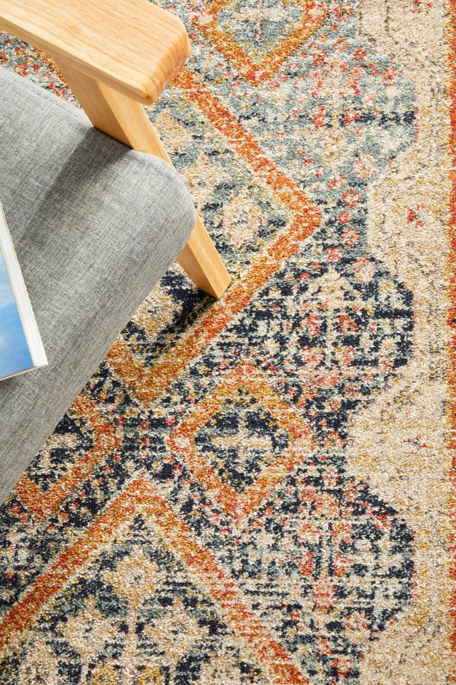 Merimbula Deep Multicolor Runner Rug
