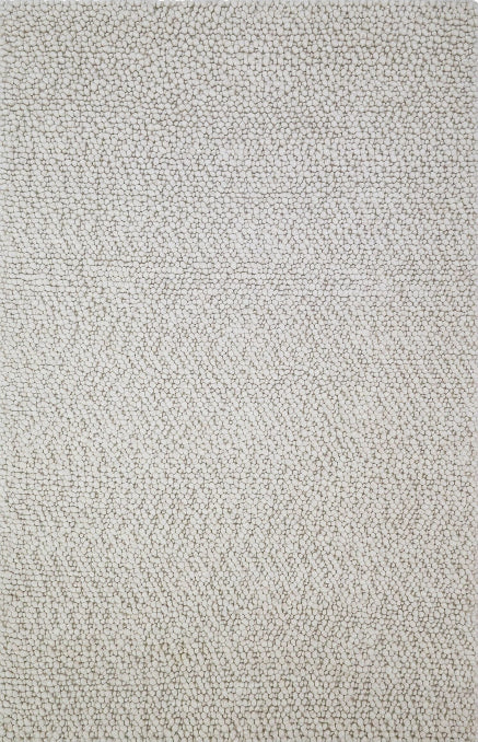 Lavender Beige Wool & Cotton Rug