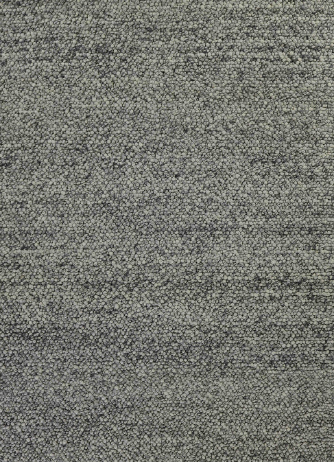 Lavender White & Black Wool & Cotton Rug