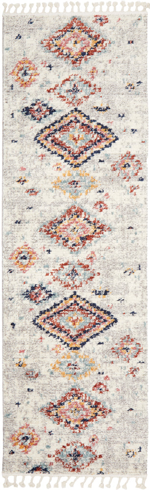 Kalbarri Silver Multicolor Runner Rug