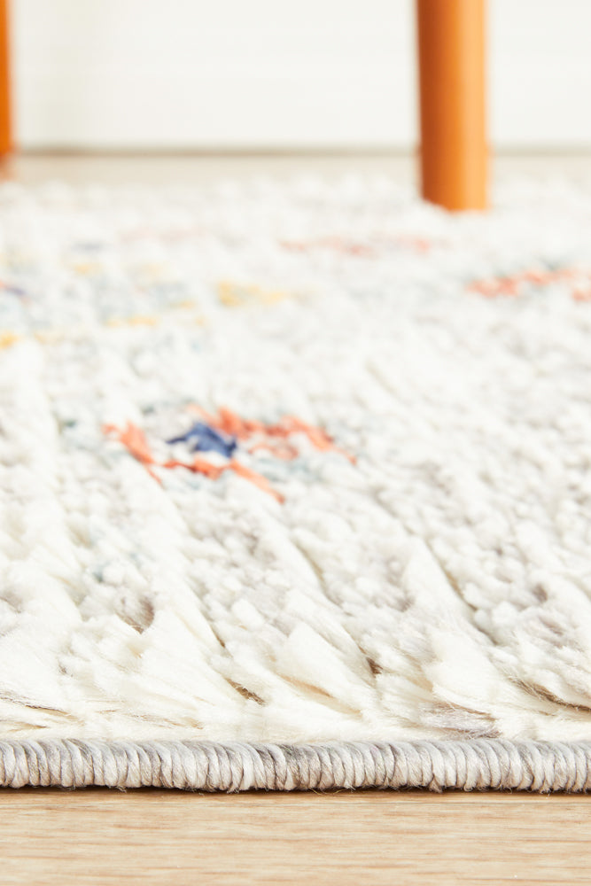Kalbarri Silver Multicolor Runner Rug