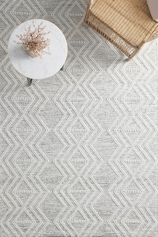 Hepburn Natural Silver Rug