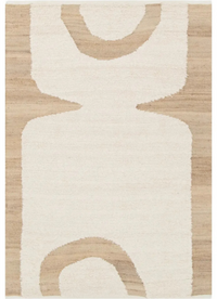 Maleny Beige Rug ‚Äî jute rug, natural woven fibre, The Inspire Home